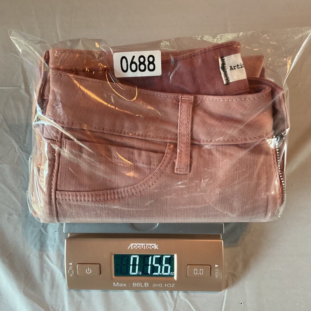 NWOT Articles Of Society London Crop Flair Lahaina Pink Womens Jeans New - Picture 13 of 14